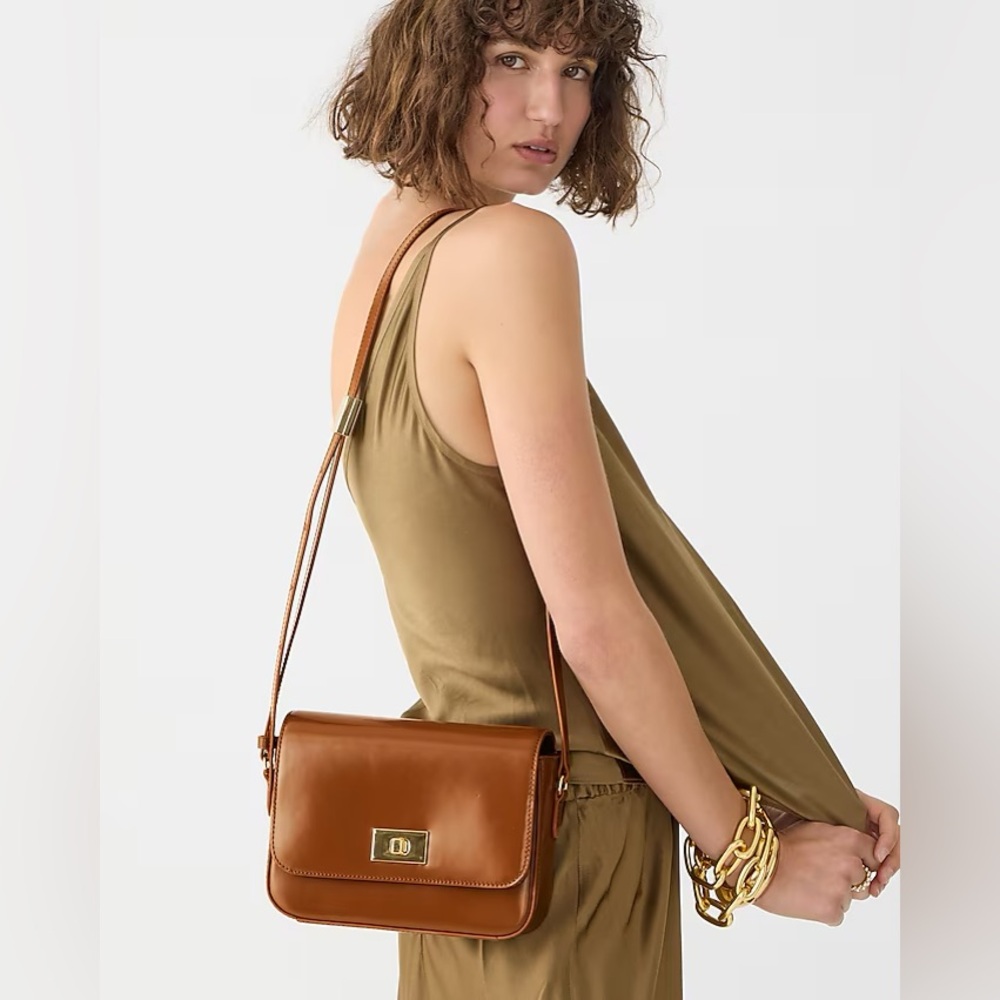 J. Crew Tan Crossbody Bag
